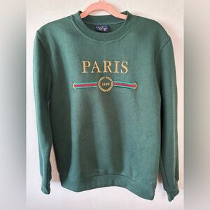 Paris Tour D’or Sweatshirt size medium green 1889‎